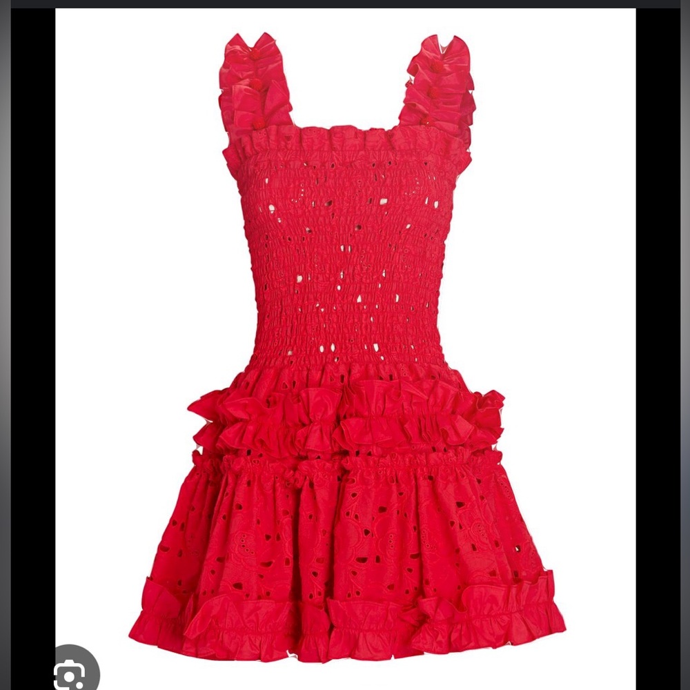 Waimari alfrescho red dress size S